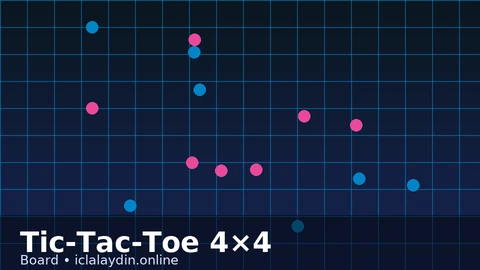 Tic‑Tac‑Toe 4×4 cover